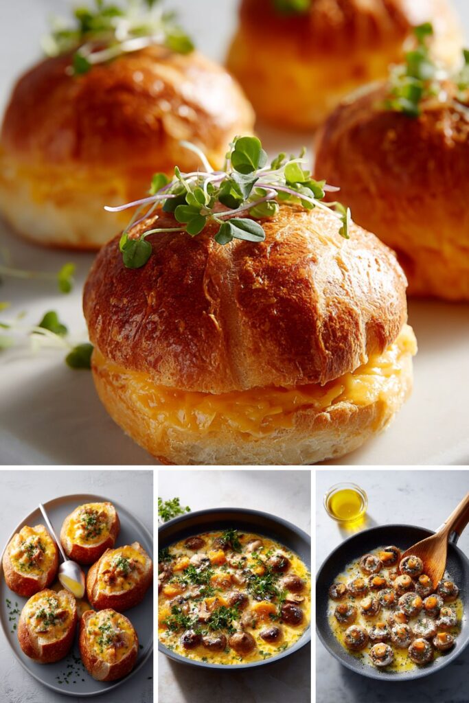 Mary Berry Brioches with Wild Mushrooms and Watercress Recipe