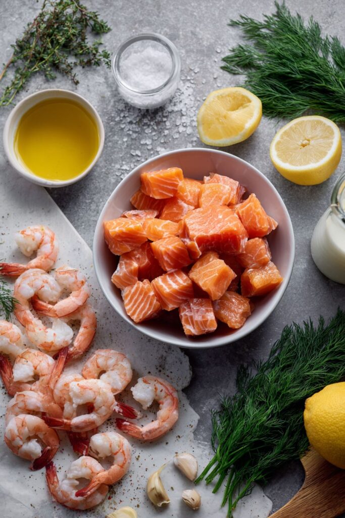 Mary Berry Salmon and Prawn Filo Purses Recipe