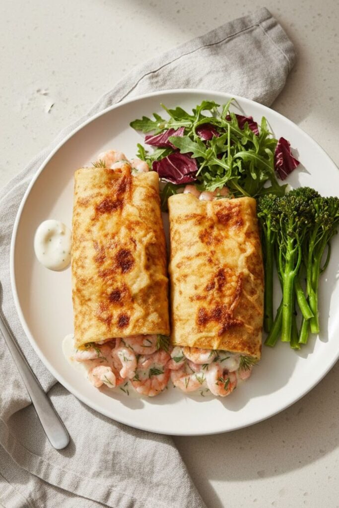 Mary Berry Creamy Seafood Crêpes Recipe