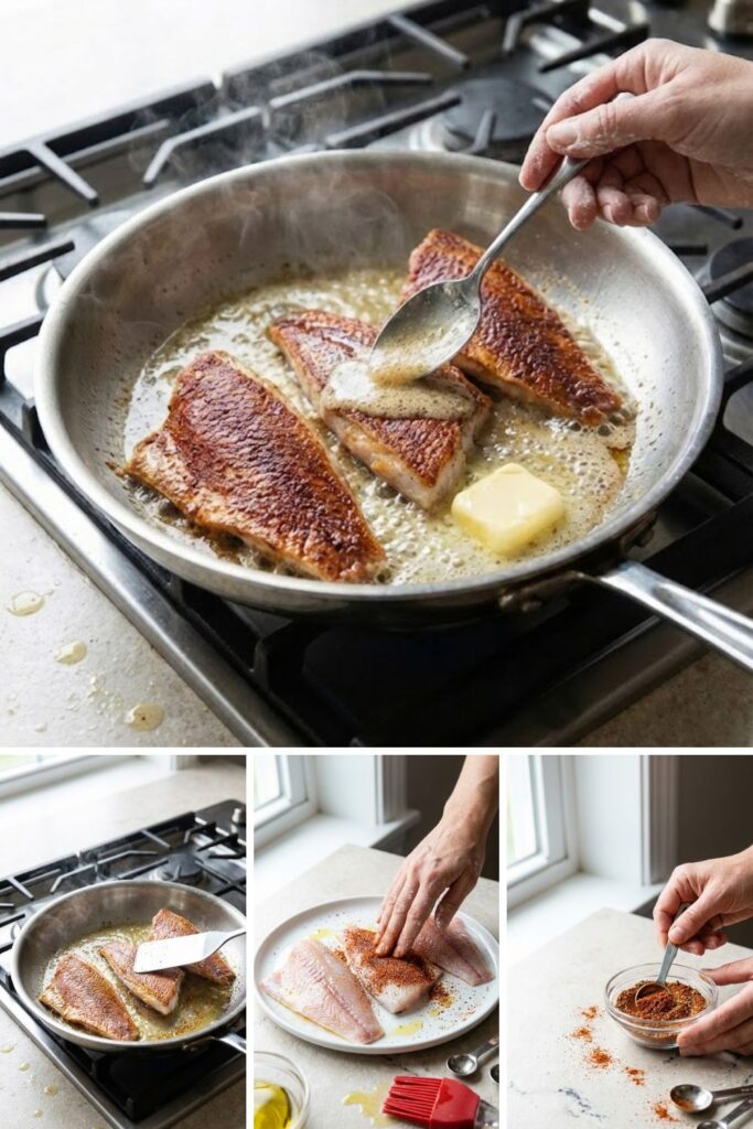 Mary Berry Cajun-Spiced Red Snapper Recipe
