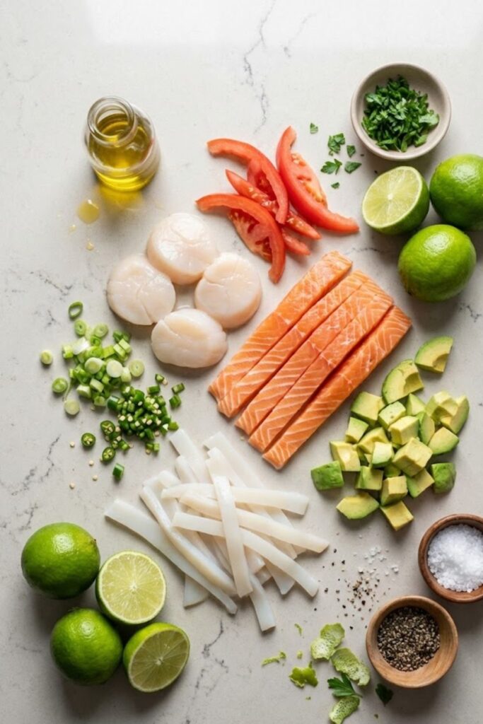 Mary Berry Ceviche with Tomato and Avocado Salsa Recipe