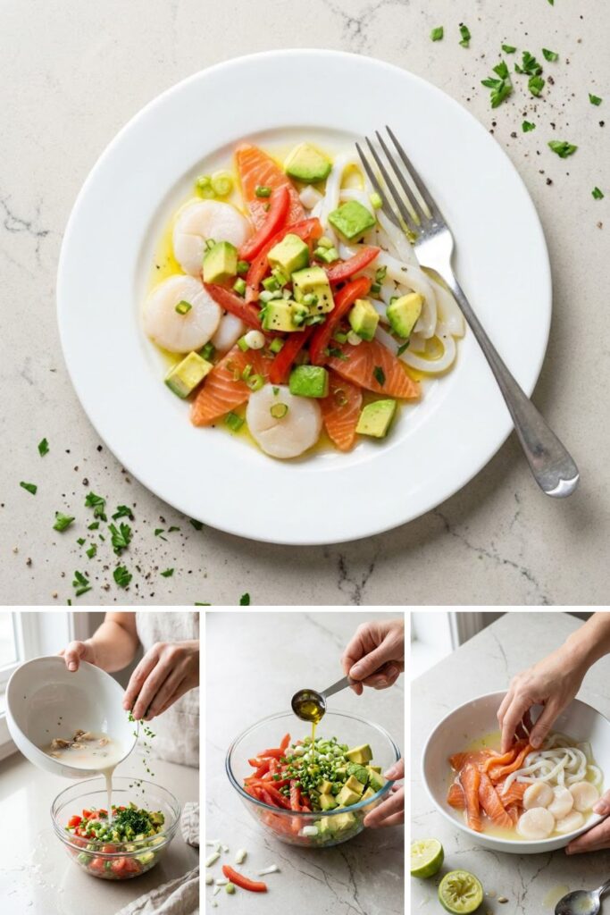 Mary Berry Ceviche with Tomato and Avocado Salsa Recipe