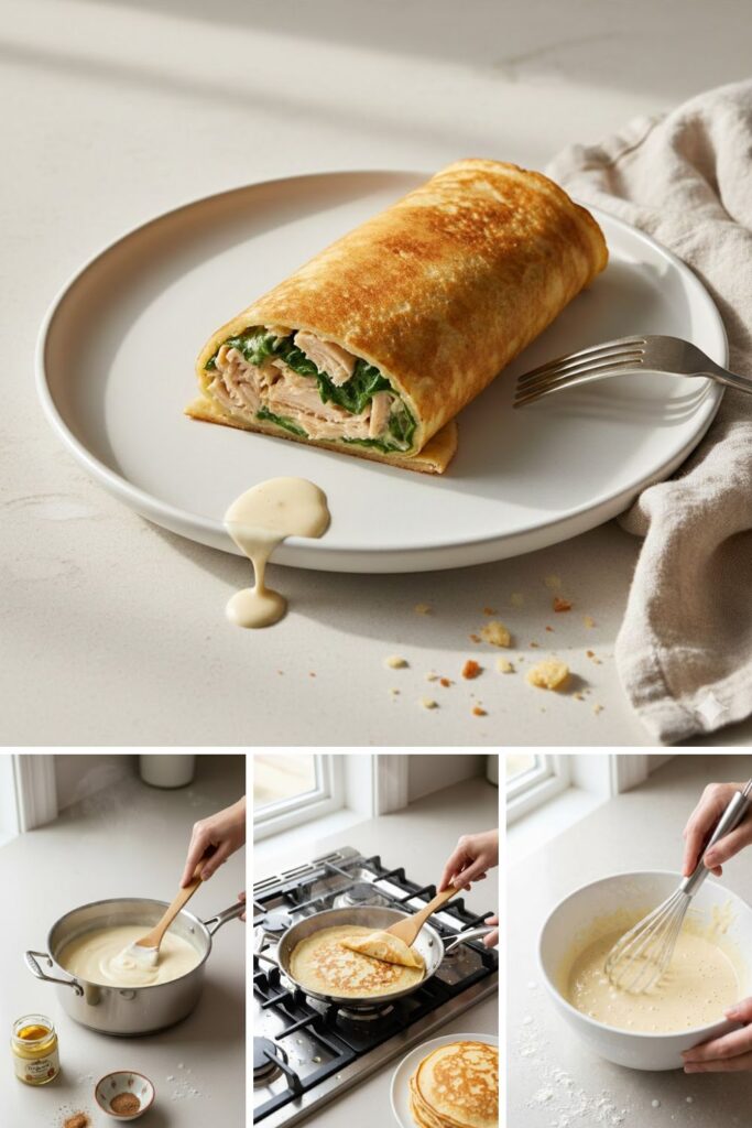 Mary Berry Chicken Pancakes Florentine Recipe