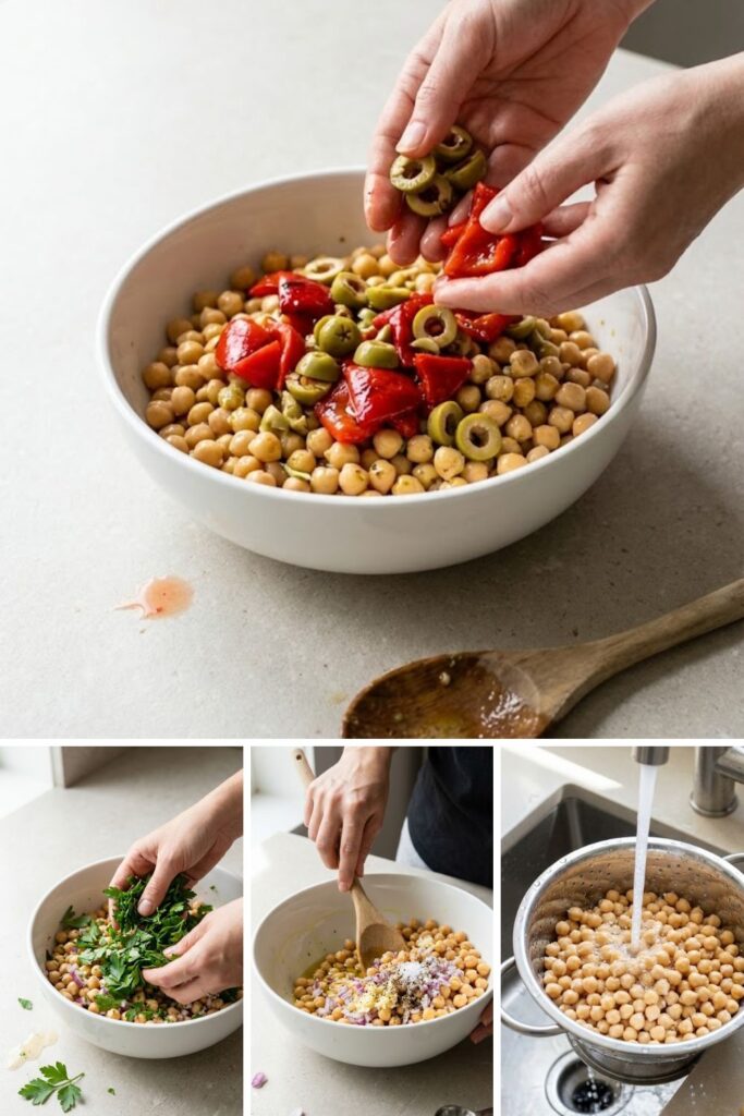 Mary Berry Chickpea and Red Pepper Salad Recipe