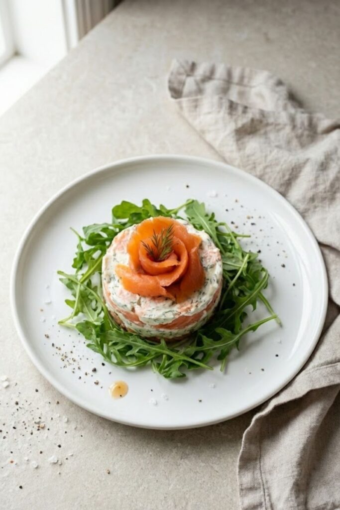 Mary Berry Double Salmon Tian Recipe