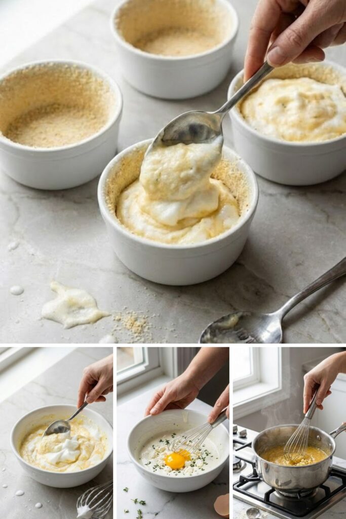 Mary Berry Garlic And Goat’s Cheese Soufflés Recipe