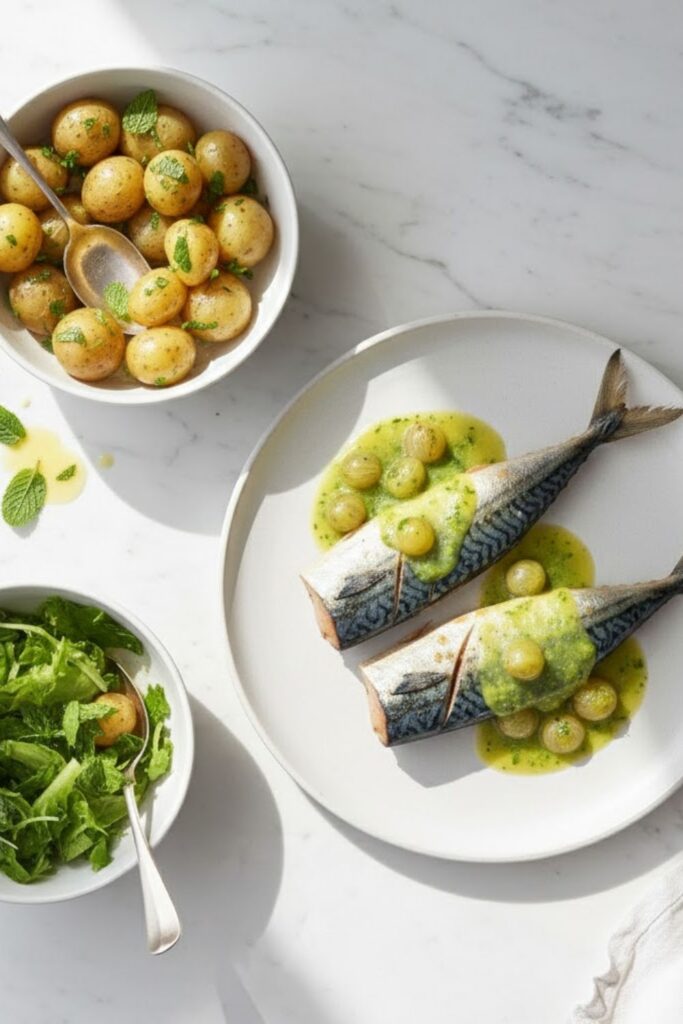 Mary Berry Mackerel With Gooseberry Sauce Recipe