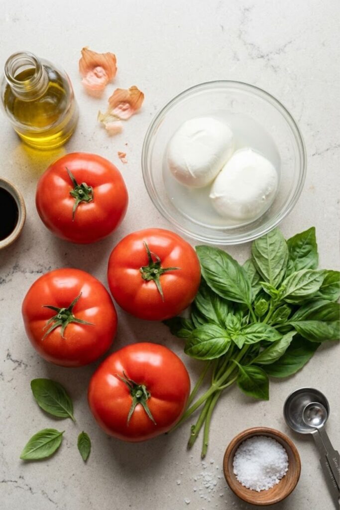 Mary Berry Mozzarella, Tomato, and Basil Salad Recipe