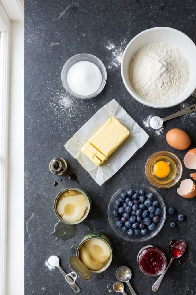 Mary Berry Pear and Blueberry Galette Recipe