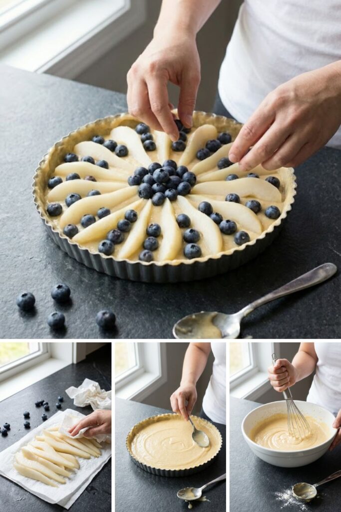 Mary Berry Pear and Blueberry Galette Recipe