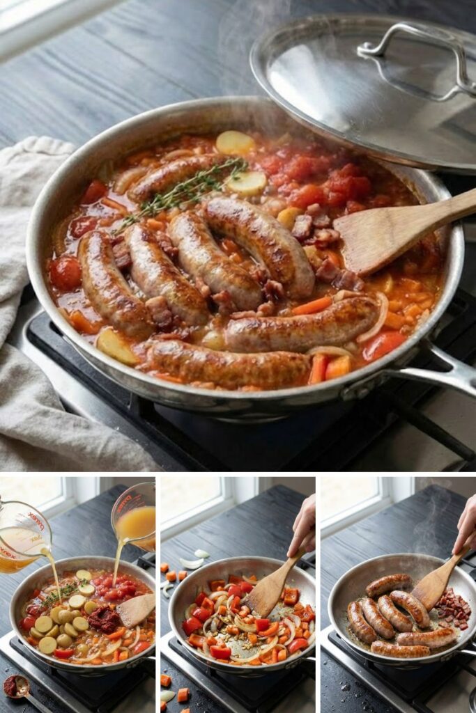 Mary Berry Sausage and Red Pepper Hotpot Recipe