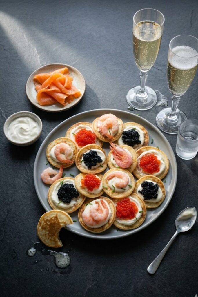 Mary Berry Seafood Blini Recipe