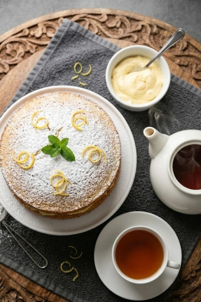Mary Berry Lemon Cake with Lemon Curd Recipe