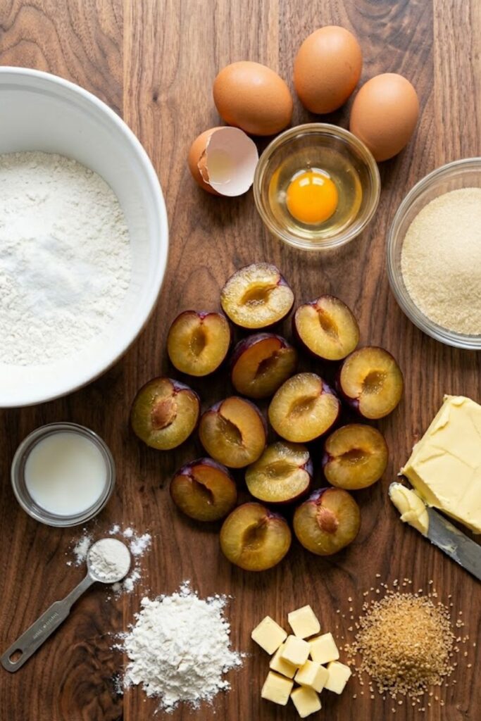 Mary Berry Plum Crumble Cake Recipe