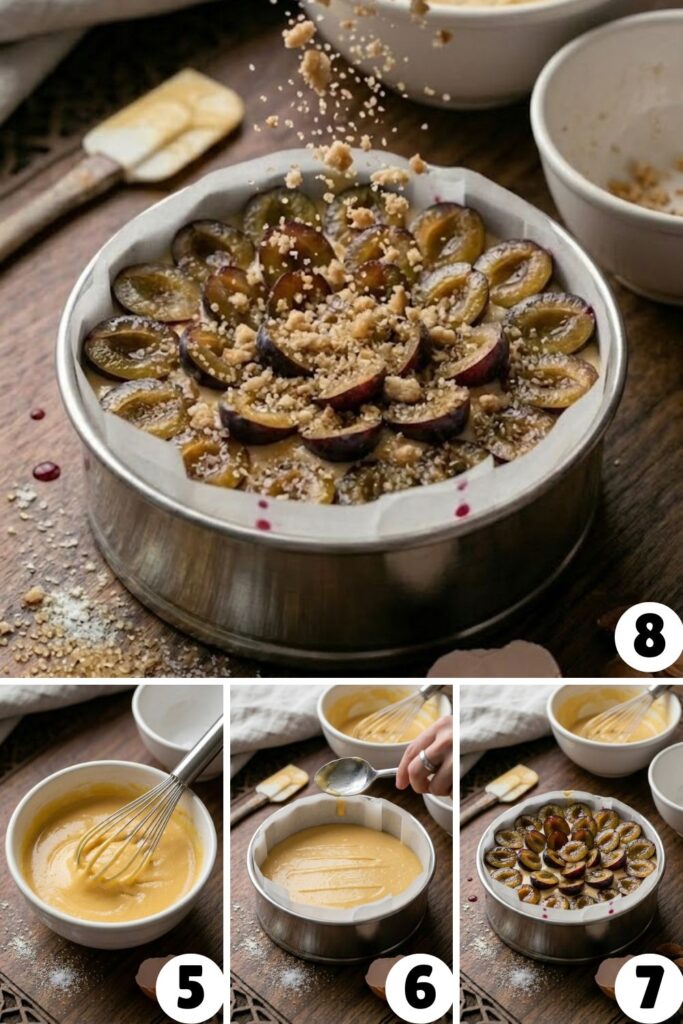 Mary Berry Plum Crumble Cake Recipe