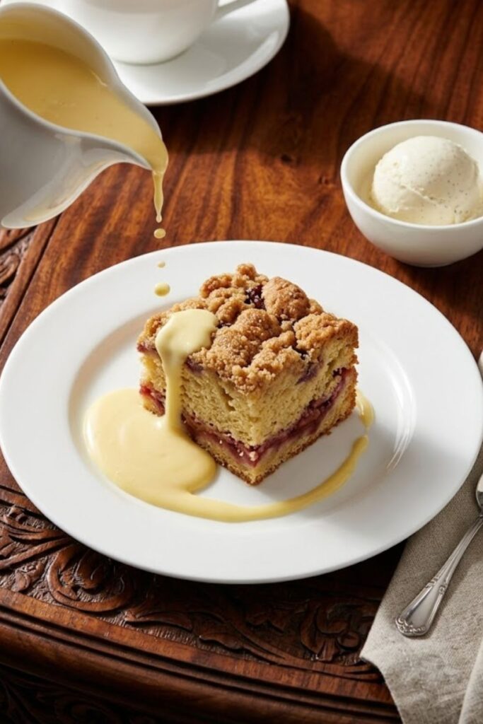 Mary Berry Plum Crumble Cake Recipe