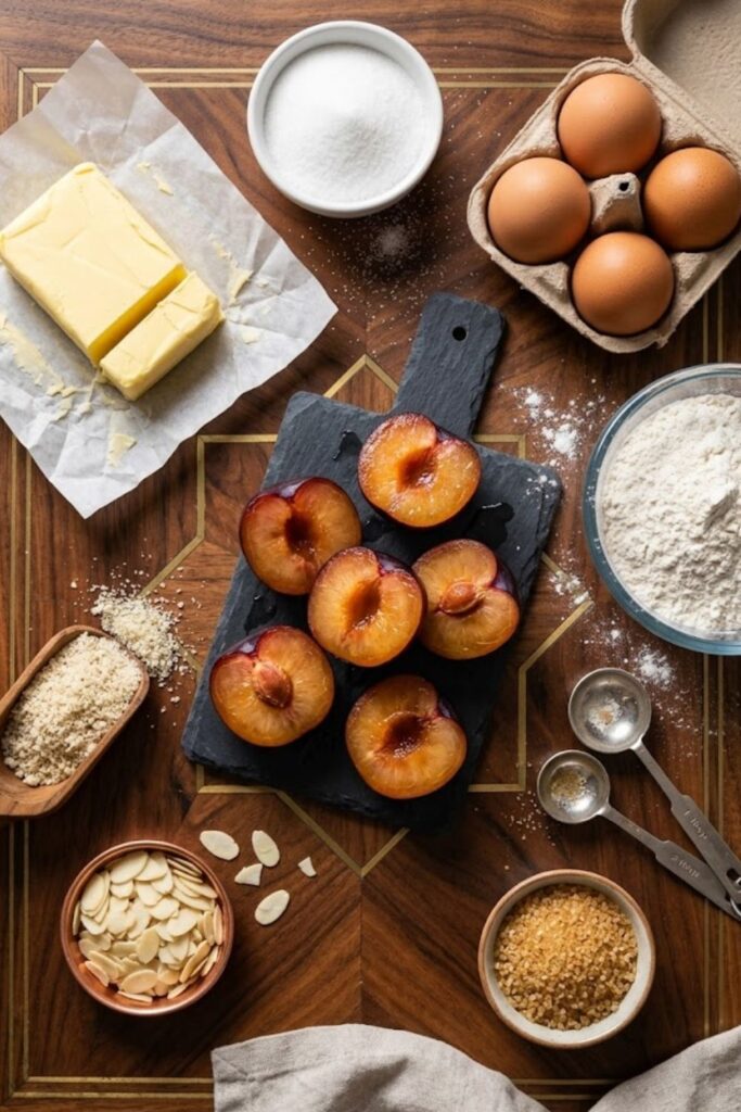 Mary Berry Plum and Almond Cake Recipe