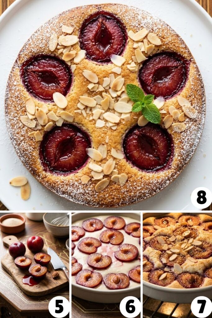 Mary Berry Plum and Almond Cake Recipe