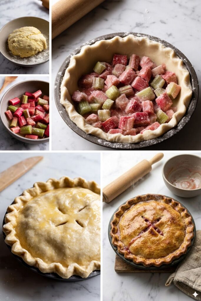 Mary Berry Rhubarb Pie Recipe