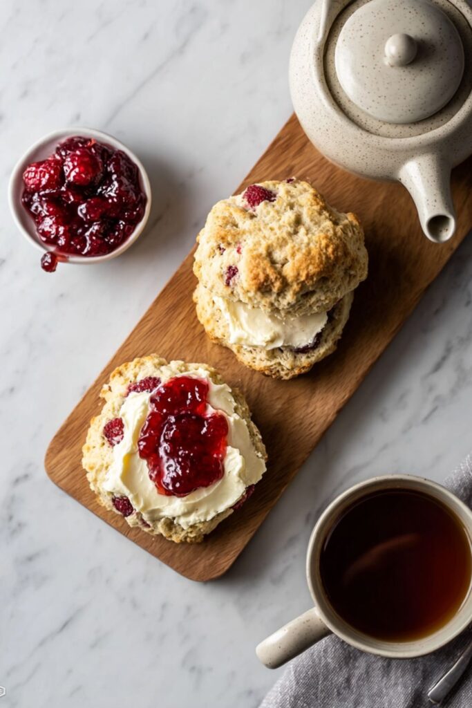 Mary Berry Scones with Raspberries Recipe