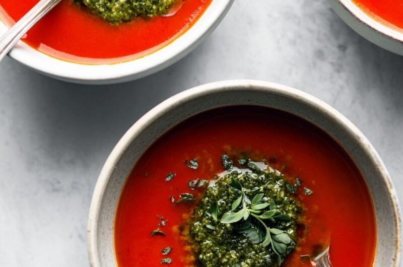 Mary Berry Roasted Tomato and Garlic Soup Recipe