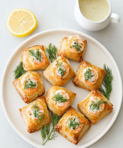 Mary Berry Salmon and Prawn Filo Purses Recipe