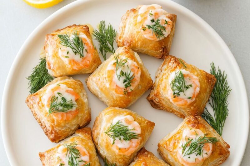 Mary Berry Salmon and Prawn Filo Purses Recipe