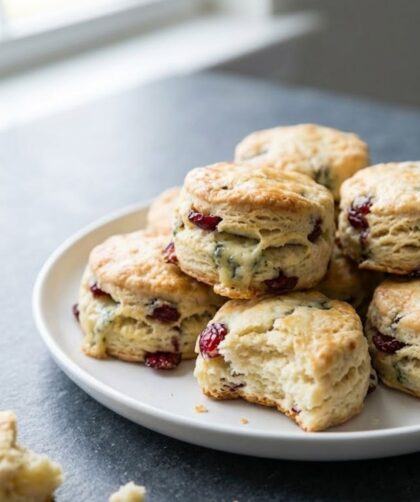 Mary Berry Blue Cheese and Cranberry Mini Scones Recipe