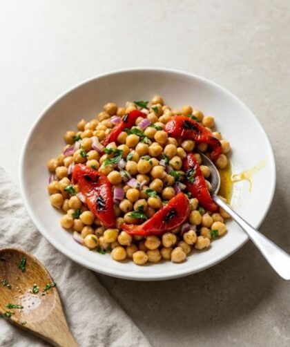 Mary Berry Chickpea and Red Pepper Salad Recipe