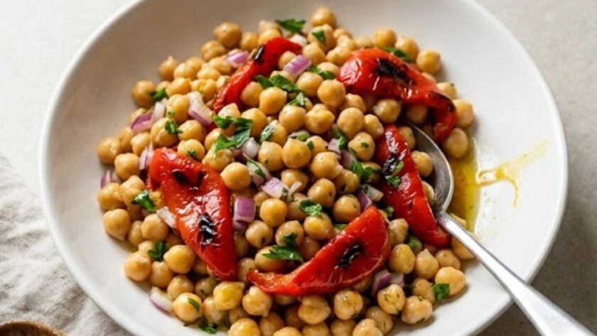 Mary Berry Chickpea and Red Pepper Salad Recipe
