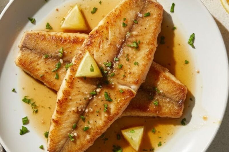 Mary Berry Fillets of sole meunière Recipe