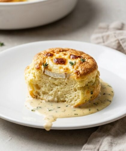 Mary Berry Garlic And Goat’s Cheese Soufflés Recipe