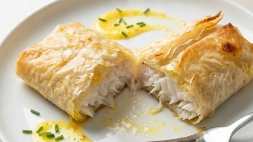 Mary Berry Halibut in Filo Parcels Recipe
