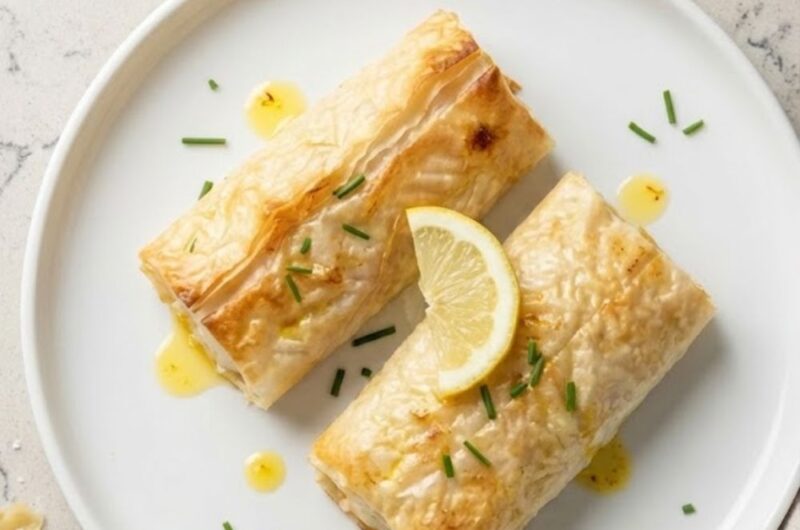 Mary Berry Halibut in filo parcels Recipe