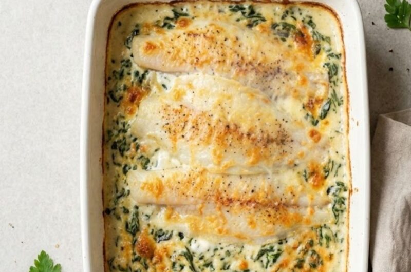Mary Berry Lemon sole florentine Recipe