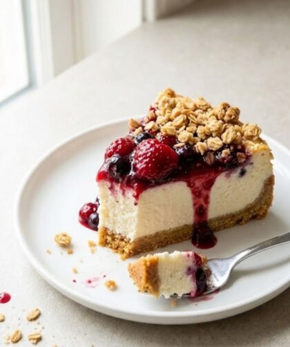 Mary Berry Mixed Berry Crumble Cheesecake Recipe