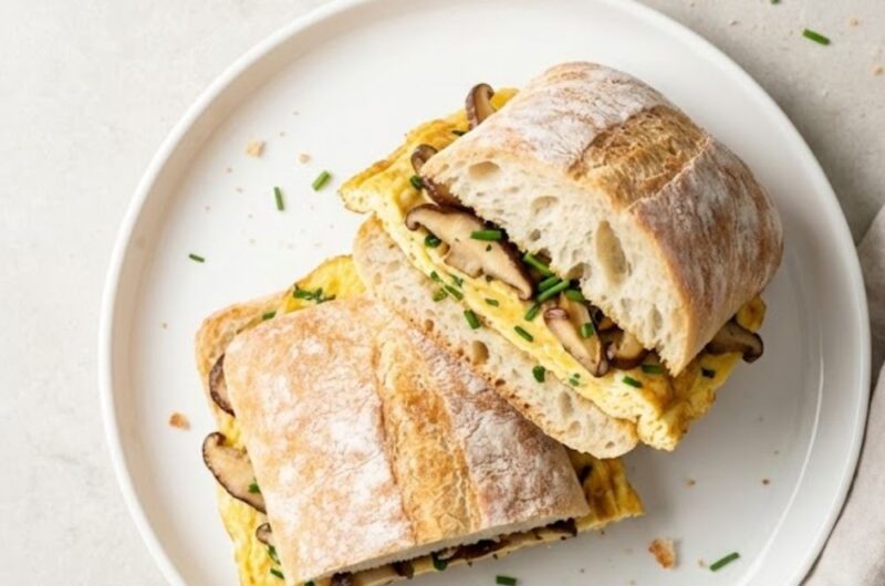 Mary Berry Mushroom Omelette with Ciabatta Recipe