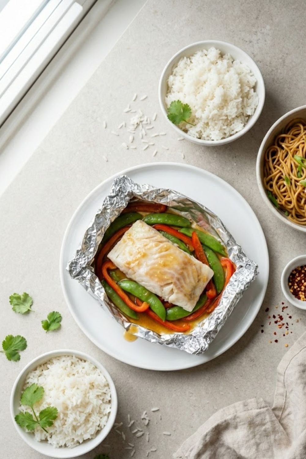 Mary Berry Oriental Fish Parcels Recipe