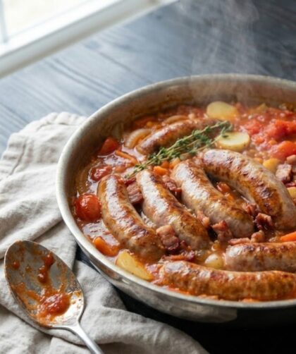 Mary Berry Sausage and Red Pepper Hotpot Recipe