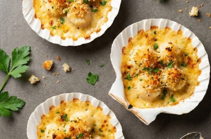 Mary Berry Scallops with Cheese Sauce Recipe