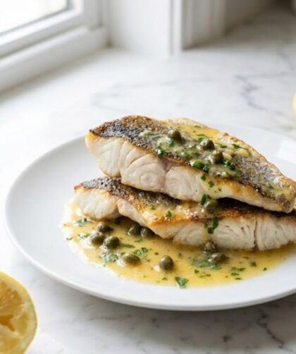 Mary Berry Sea Bass with Lemon Butter Sauce Recipe