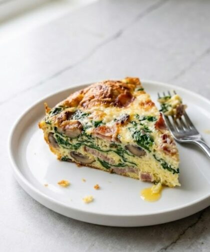Mary Berry Spinach and Mushroom Frittata Recipe