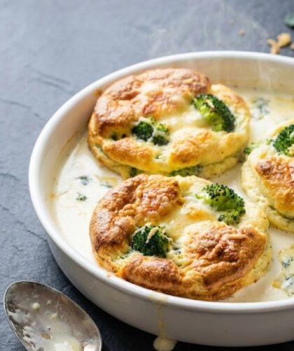 Mary Berry Stilton and Broccoli Soufflés Recipe