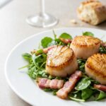 Mary Berry Warm Salad with Bacon and Scallops Recipe