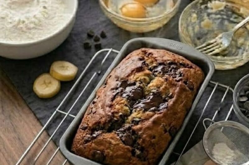 Mary Berry Banana and Chocolate Chip Loaf
