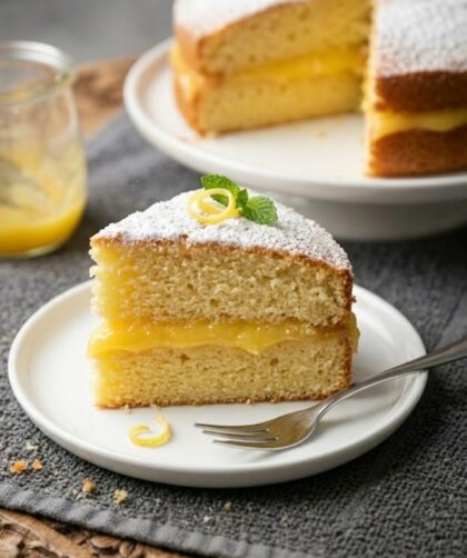 Mary Berry Lemon Cake with Lemon Curd Recipe