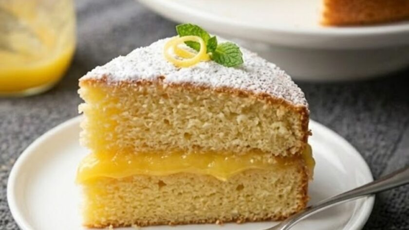 Mary Berry Lemon Cake with Lemon Curd Recipe
