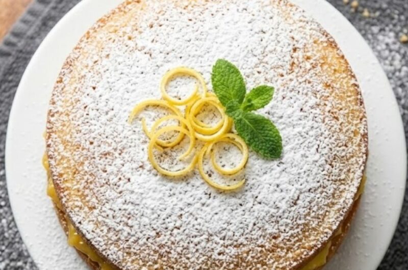 Mary Berry Lemon Cake with Lemon Curd