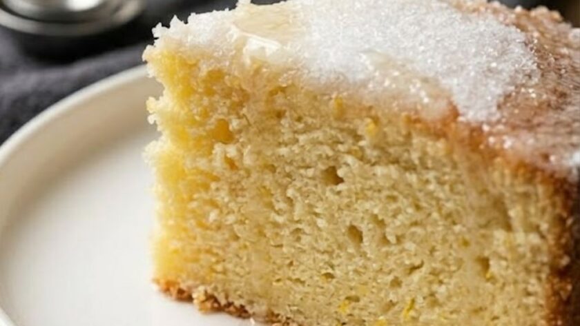Mary Berry Lemon Drizzle Cake Recipe with Yogurt