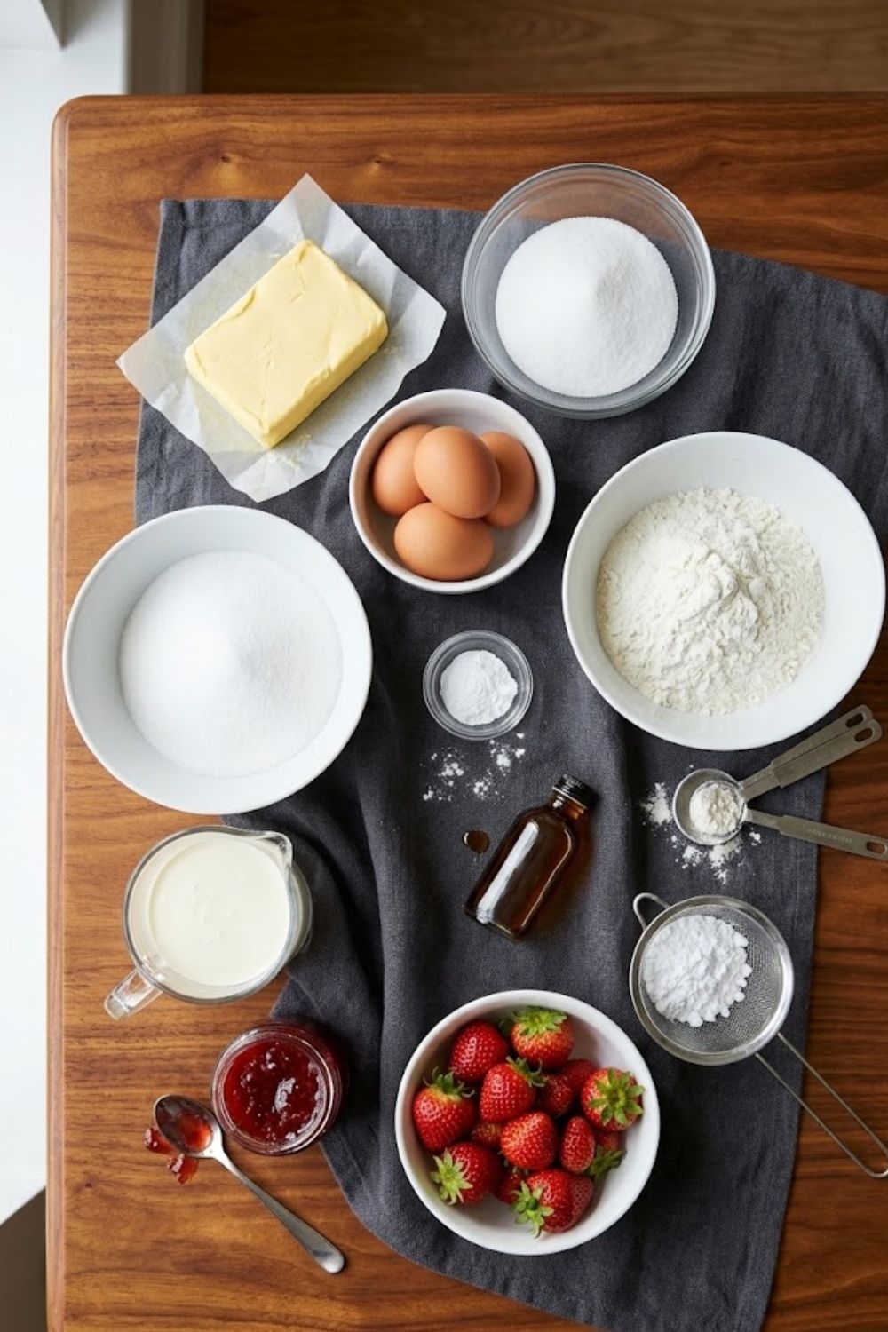 Mary Berry Strawberry Cake (Classic All-In-One Method)